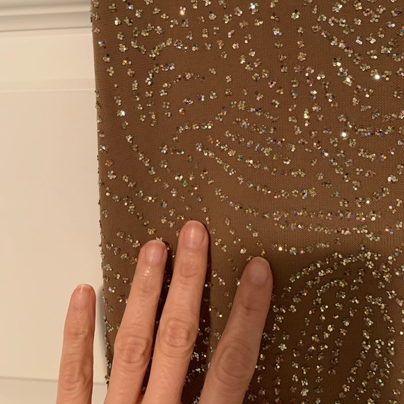 Lotta Stenson M nude fitter sparkle dress Vegas - Picture 4 of 4